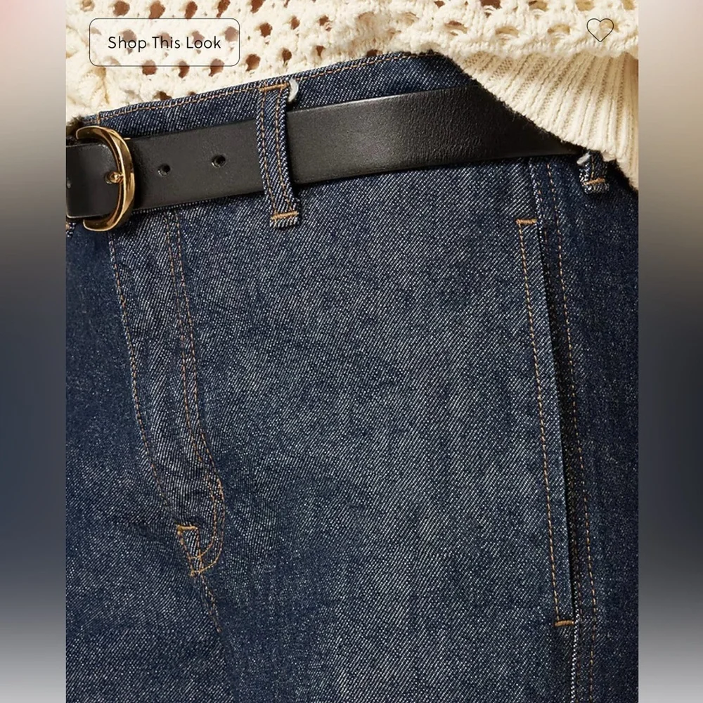 J.Crew Slim-wide Full Length resin rinse sz 24 NWTS $158